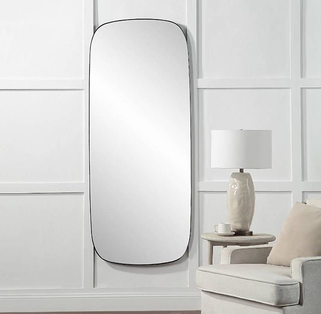 Renwil® Almandine Powder Coated Matte Black Full-Lenght Mirror-3