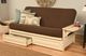 Kodiak Furniture Phoenix Linen Cocoa/Antique White Full Storage Futon with Mattress-4