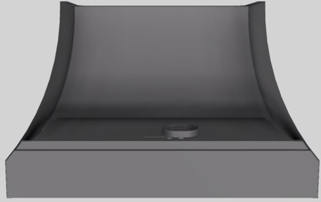 Vent-A-Hood® Designer Series 48" Gunsmoke Wall Mounted Range Hood-3