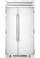 True® 42" 24.4 Cu. Ft. Stainless Steel Built-In Side By Side Refrigerator-0