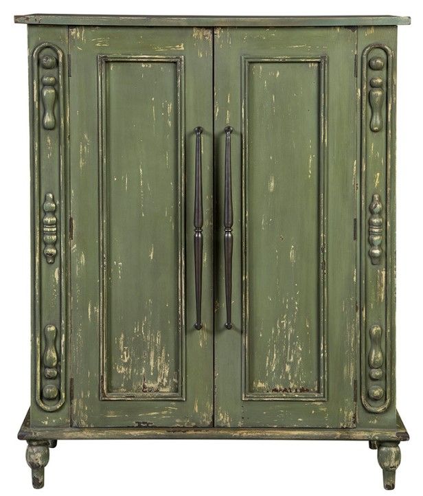 Furniture Classics Bijou Green Hall Cabinet-1