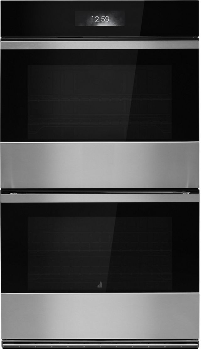 JennAir® NOIR™ 30" Stainless Steel Double Electric Wall Oven with MultiMode® True Convection System-2