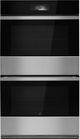 JennAir® NOIR™ 30" Stainless Steel Double Electric Wall Oven with MultiMode® True Convection System-2