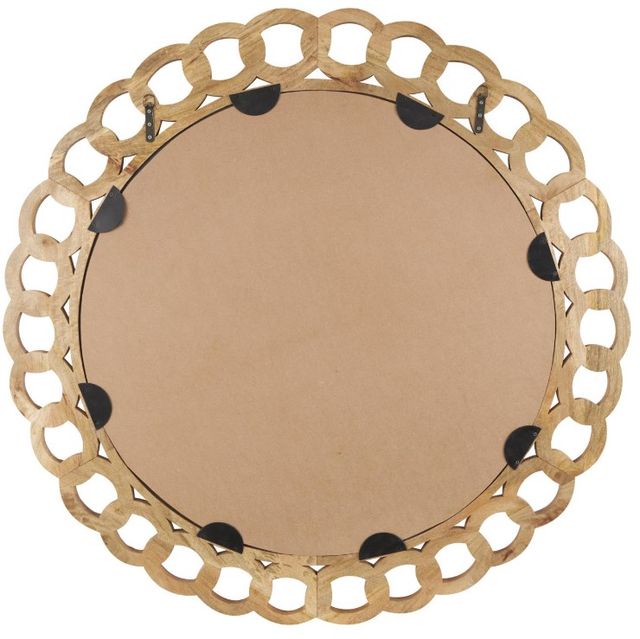 Deco Marche Brown Chain Link Wall Mirror-2