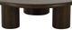 VIG Furniture Modrest Strauss Brown Round Coffee Table-1