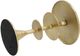 A & B Home 3-Tier Antique Brass Side Table-1
