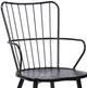 Armen Living Parisa Black Side Chair-4