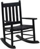Coaster® Annie Slat Back Youth Black Rocking Chair-0