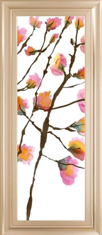 Classy Art Inky Blossoms II by Deborah Velasquez Wall Art-0