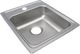 Elkay Lustertone® Classic Lustrous Satin 17" x 20" x 5-1/2" 2-Hole Single Bowl Drop-In ADA Sink-0