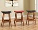 Homelegance® Ride Matt Black/Walnut Counter Stool-1