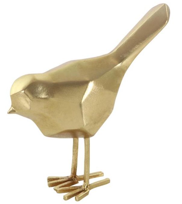 Deco Marche CosmoLiving by Cosmopolitan 2-Piece Gold Bird Sculpture Set-2