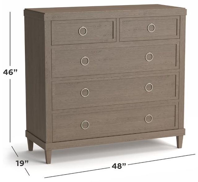 Bassett® Furniture Ventura Chalk Slate Drawer Chest-2
