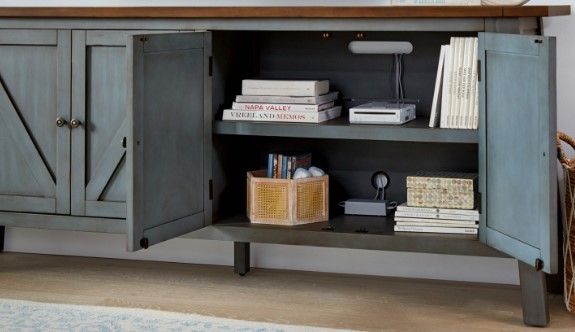 aspenhome® Pinebrook Denim 84'' Console-1