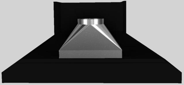 Vent-A-Hood® 66" Black Euro-Style Wall Mounted Range Hood-4