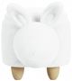 Elements International Animal Stools White Rabbit Storage Youth Stool-3