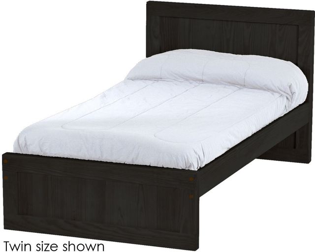 Crate Designs™ Furniture Espresso Twin Youth Panel Bed-0