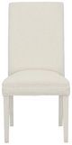 Fairfield® Customizable Entree Dining Straight Tall Back Armless Stack Chair with Linen Legs-1