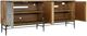 Hooker® Furniture Commerce and Market Linear Perspective Black/White Credenza-4