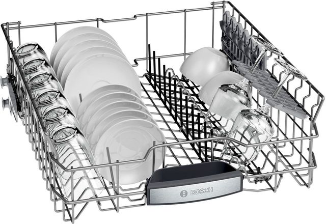 Bosch® 800 Series 24" Stainless Steel Front Control Built In Dishwasher-3