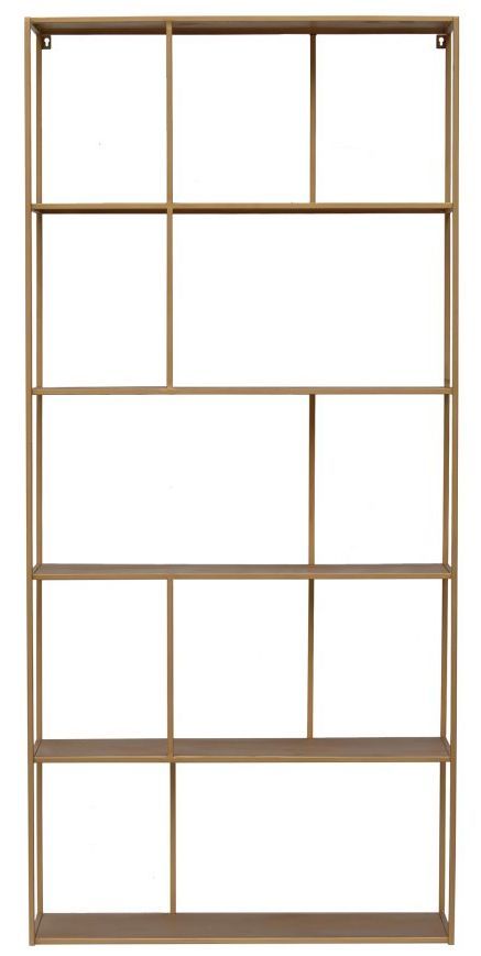 Moe's Home Collection Kitana Gold Shelf-1
