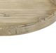 A & B Home 2-Piece Natural Brown Round Wooden Trays with Handles Set-2