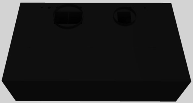 Vent-A-Hood® 42" Black Wall Mounted Range Hood-1