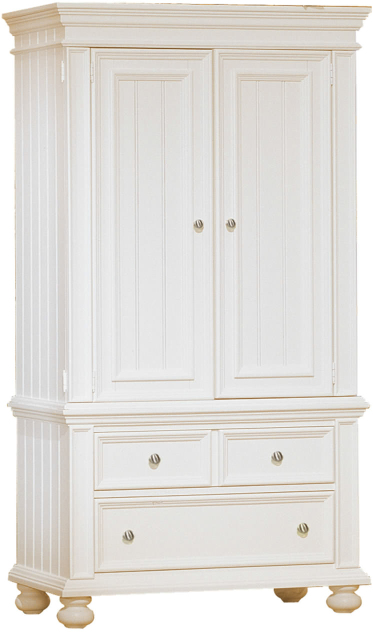 Farmhouse armoire white discount