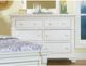 American Woodcrafters 6510 Cottage Traditions Clean White Cottage Double Dresser-1