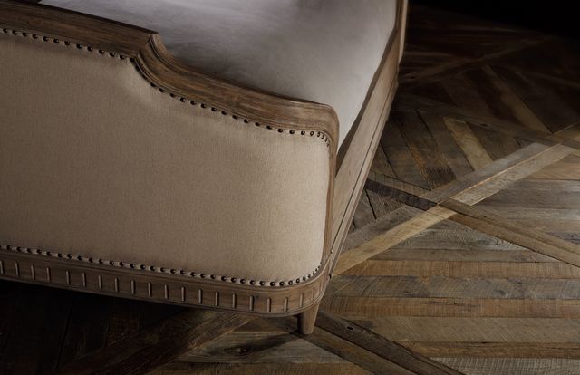Hooker® Furniture Corsica Light Natural Acacia Queen Upholstery Shelter Bed-3