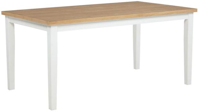 Coaster® Andrews 7-Piece Light Ash/White Rectangular Dining Set-1