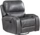 Steve Silver Co. Keily Dove Gray Manual Swivel Glider Recliner-0