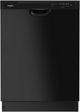 Whirlpool® 24" Black Front Control Built In Dishwasher-0