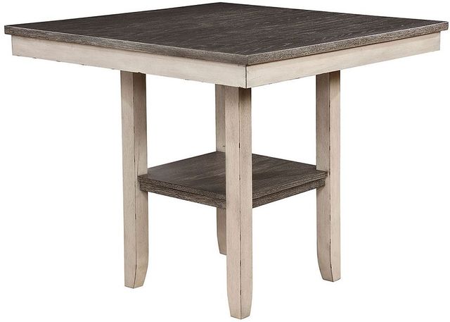 Furniture of America® Ann 5-Piece Antique White/Gray Counter Table Set-2