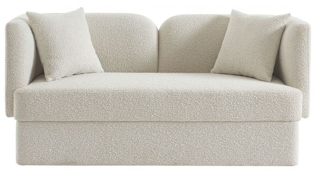 Meridian Furniture Marcel Cream Loveseat-1
