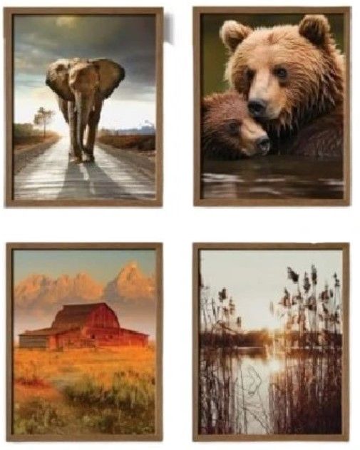 Classy Living Creative Secret Storage Horizons Wall Art-1