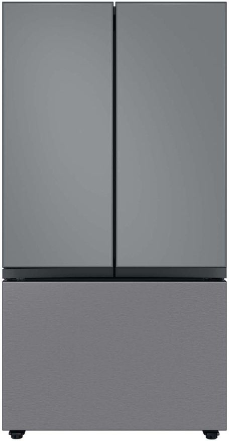 Samsung Bespoke 36" Stainless Steel French Door Refrigerator Bottom Panel-3