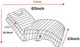 Global Furniture USA Dominic Java/Mink Chaise Lounger with USB-2