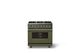 Viking® 5 Series 36" Martini Pro Style Dual Fuel (NG) Range with Polished Chrome Trim-3