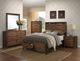 ACME Furniture Merrilee Oak Eastern King Panel Bed-1