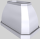 Vent-A-Hood® Designer Series 48" White Island Range Hood-3