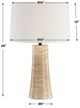 Uttermost® Delmani Dark Bronze Indoor-Outdoor Lamp-3