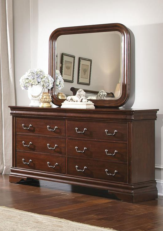 Liberty Furniture Carriage Court Mahogany Mirror-3