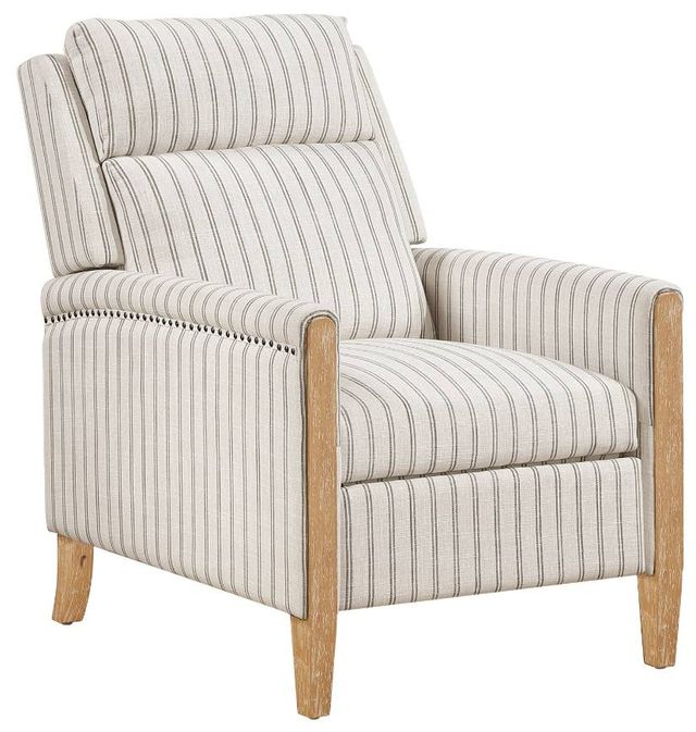 Homelegance® Burton Gray/White Manual Reclining Chair-0
