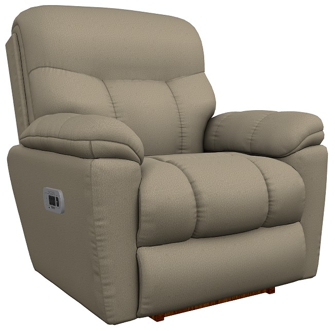 La-Z-Boy® Morrison Sable Power Rocker Recliner with Headrest and