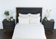 Classic Home Bari White King Velvet Cloud Sham-2