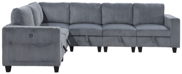 Homelegance® Walterboro 6-Piece Dark Gray Modular Sectional-2