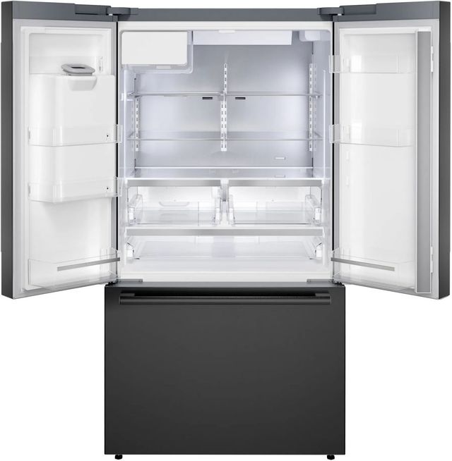 Bosch® 500 Series 36" 26 Cu. Ft. Anti-Fingerprint Black Stainless Steel French Door Refrigerator-1