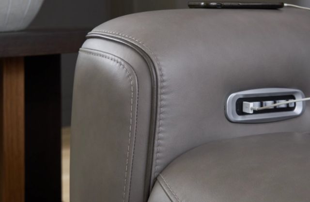Signature Design by Ashley® 5Z-Comfort Coin Power Reclining Sofa with Adjustable Headrest-4