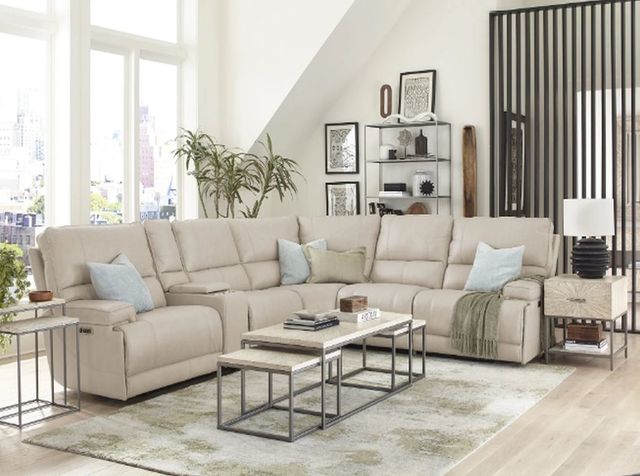 Parker House® Whitman 6-Piece Verona Linen Power Reclining Modular Sectional-3